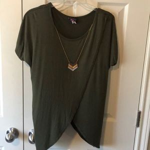Military style blouse